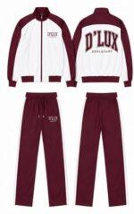 DLUX tracksuit wine