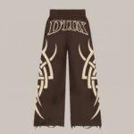 Dlux flared joggers brown