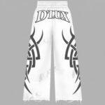 Dlux flared joggers white