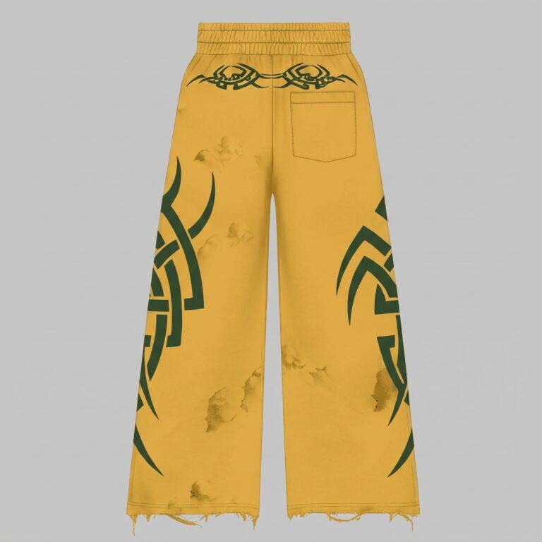 Dlux flared joggers yellow