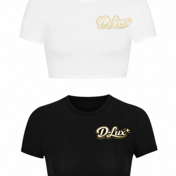 D'LUX GRAPHIC CROP TOP
