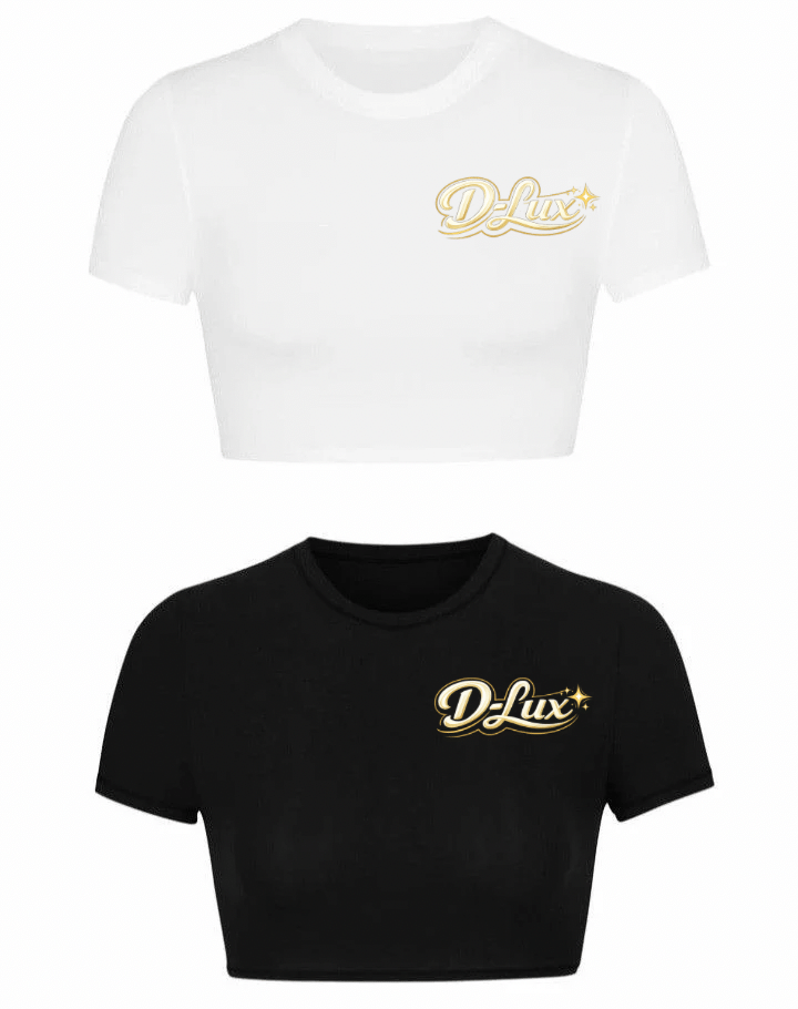 D'LUX GRAPHIC CROP TOP
